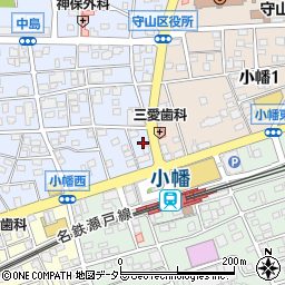 保険サロン　名古屋・守山店周辺の地図