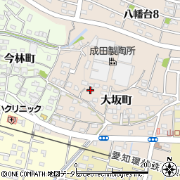愛知県瀬戸市大坂町310周辺の地図