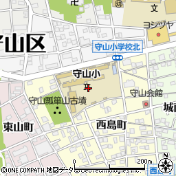 愛知県名古屋市守山区西島町6周辺の地図
