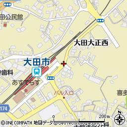 大田バスセンター周辺の地図