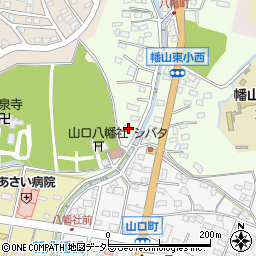 愛知県瀬戸市八幡町13周辺の地図