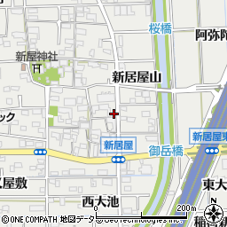 愛知県あま市新居屋郷54周辺の地図