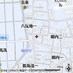 愛知県あま市西今宿郷内二4周辺の地図