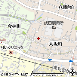 愛知県瀬戸市大坂町62周辺の地図