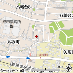 愛知県瀬戸市大坂町389周辺の地図