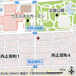 愛知県名古屋市北区西志賀町3丁目79周辺の地図