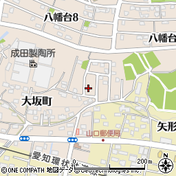 愛知県瀬戸市大坂町379周辺の地図