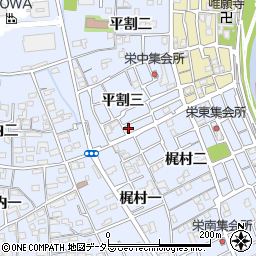 愛知県あま市西今宿平割三15-9周辺の地図