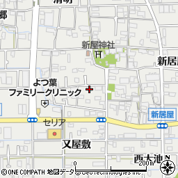 愛知県あま市新居屋郷87周辺の地図