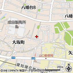 愛知県瀬戸市大坂町375周辺の地図