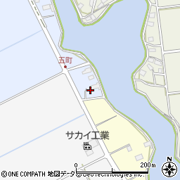 岐阜県海津市海津町五町185周辺の地図