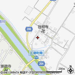 滋賀県彦根市三津町572周辺の地図