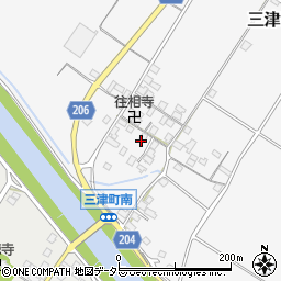 滋賀県彦根市三津町577周辺の地図