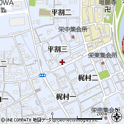 愛知県あま市西今宿平割三15周辺の地図