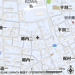 愛知県あま市西今宿郷内二55周辺の地図