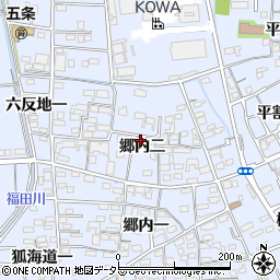 愛知県あま市西今宿郷内二35周辺の地図