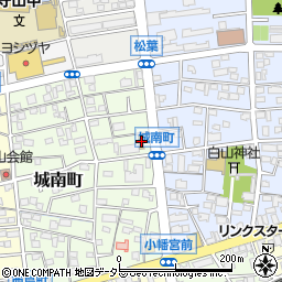 ミニストップ名古屋城南町店周辺の地図