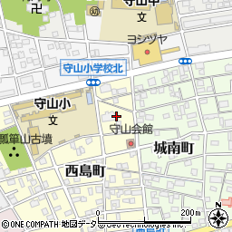 愛知県名古屋市守山区西島町20周辺の地図