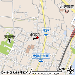滋賀県大津市木戸754周辺の地図