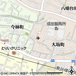 愛知県瀬戸市大坂町56周辺の地図