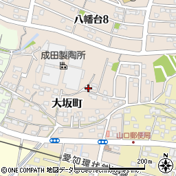 愛知県瀬戸市大坂町349-2周辺の地図