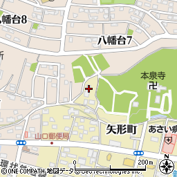 愛知県瀬戸市矢形町50周辺の地図