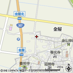 滋賀県犬上郡甲良町金屋330周辺の地図