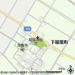 下稲葉地区農村集落センター周辺の地図