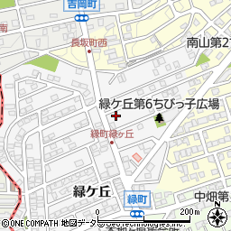 愛知県尾張旭市緑町緑ケ丘122-87周辺の地図