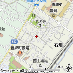 滋賀県犬上郡豊郷町石畑周辺の地図