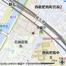 愛知県清須市西枇杷島町小場塚1247周辺の地図