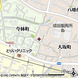 愛知県瀬戸市大坂町17周辺の地図