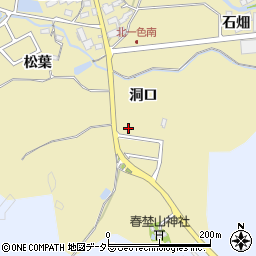 愛知県豊田市北一色町洞口842周辺の地図