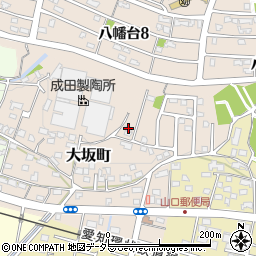 愛知県瀬戸市大坂町348周辺の地図