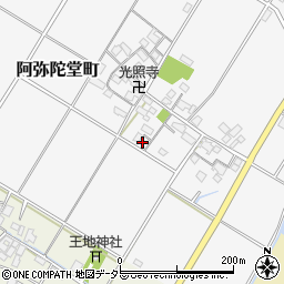 滋賀県東近江市阿弥陀堂町375-1周辺の地図