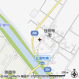 滋賀県彦根市三津町520周辺の地図