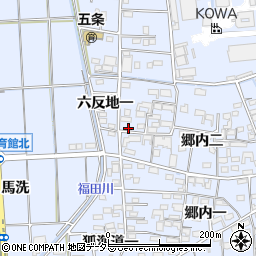 愛知県あま市西今宿郷内二6-4周辺の地図