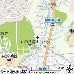 愛知県瀬戸市八幡町21周辺の地図