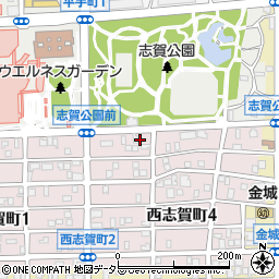 愛知県名古屋市北区西志賀町3丁目88周辺の地図
