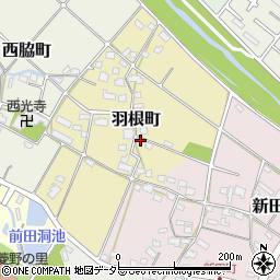 愛知県瀬戸市羽根町53周辺の地図
