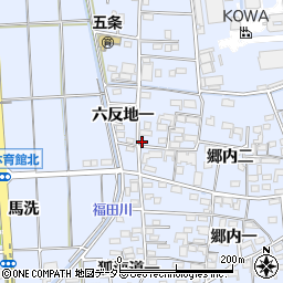 愛知県あま市西今宿郷内二6-7周辺の地図