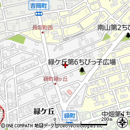 愛知県尾張旭市緑町緑ケ丘122-90周辺の地図