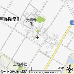 滋賀県東近江市阿弥陀堂町364周辺の地図