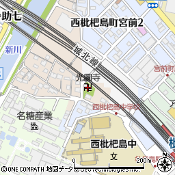 愛知県清須市西枇杷島町小場塚1254周辺の地図