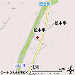 愛知県豊田市御作町松木平544周辺の地図