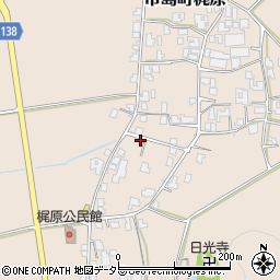 兵庫県丹波市市島町梶原464周辺の地図