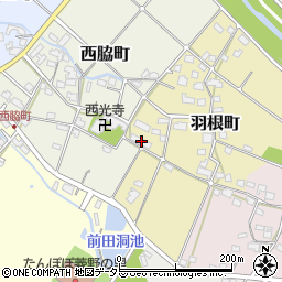 愛知県瀬戸市羽根町116周辺の地図