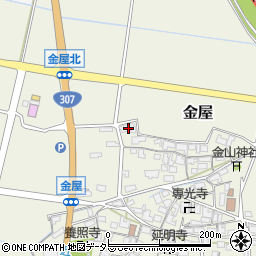 滋賀県犬上郡甲良町金屋329周辺の地図