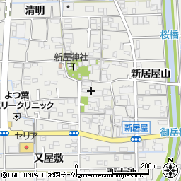 愛知県あま市新居屋郷32周辺の地図