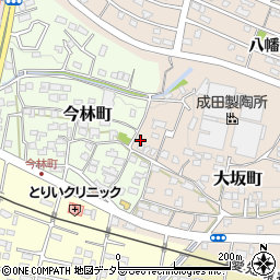 愛知県瀬戸市大坂町14周辺の地図
